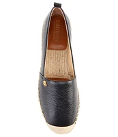 Lauren Ralph Lauren Cameryn Leather Espadrille Flats