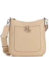 Lauren Ralph Lauren Cameryn Pebbled Leather Large Crossbody Bag