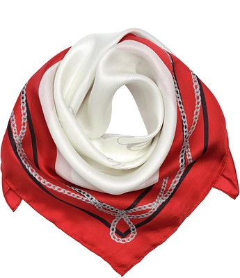 Lauren Ralph Lauren Chain Border Square Scarf