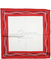 Lauren Ralph Lauren Chain Border Square Scarf