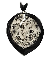 Lauren Ralph Lauren Contrast Floral Square Scarf