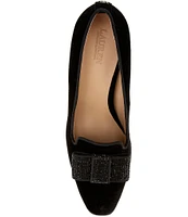 Lauren Ralph Lauren Corah Velvet Dress Pumps