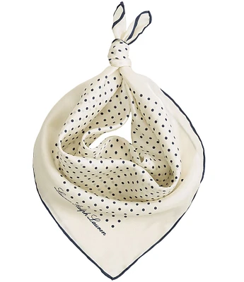 Lauren Ralph Lauren Core Dot Square Scarf