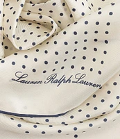 Lauren Ralph Lauren Core Dot Square Scarf