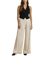 Lauren Ralph Lauren Cotton-Blend V-Neck Sleeveless Vest