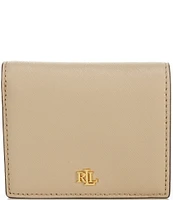 Lauren Ralph Lauren Compact Crosshatch Leather Bifold Wallet