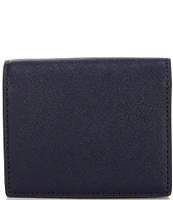 Lauren Ralph Lauren Compact Crosshatch Leather Bifold Wallet
