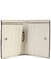 Lauren Ralph Lauren Compact Crosshatch Leather Bifold Wallet
