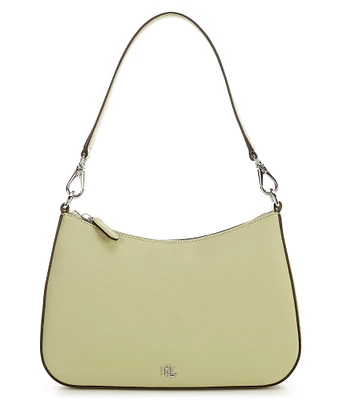 Lauren Ralph Lauren Crosshatch Leather Medium Danni Shoulder Bag