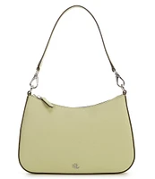 Lauren Ralph Lauren Crosshatch Leather Medium Danni Shoulder Bag