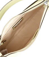 Lauren Ralph Lauren Crosshatch Leather Medium Danni Shoulder Bag