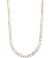 Lauren Ralph Lauren Crystal Tennis Collar Necklace