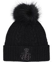 Lauren Ralph Lauren Embroidered Cable Beanie