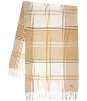 Lauren Ralph Lauren Exploded Plaid Oblong Scarf