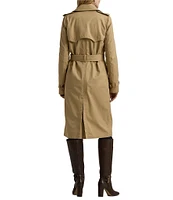 Lauren Ralph Lauren Water Repellent Belted Twill Trench Coat