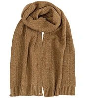 Lauren Ralph Lauren Fuzzy Cable Knit Scarf