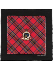 Lauren Ralph Lauren Gifting Plaid Logo Square Scarf