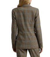 Lauren Ralph Lauren Glen Check Coordinating Stretch Wool Double-Breasted Blazer