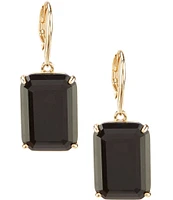 Lauren Ralph Lauren Gold Jet Drop Earrings