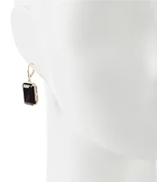 Lauren Ralph Lauren Gold Jet Drop Earrings