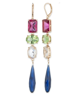 Lauren Ralph Lauren Jewel Tone Stone Linear Earrings