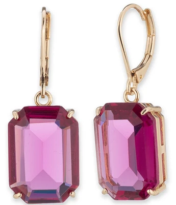 Lauren Ralph Lauren Gold Tone Stone Drop Earrings