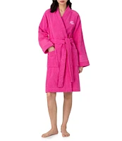 Lauren Ralph Lauren Greenwich Long Sleeve Terry Kimono Wrap Robe
