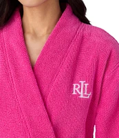 Lauren Ralph Lauren Greenwich Long Sleeve Terry Kimono Wrap Robe