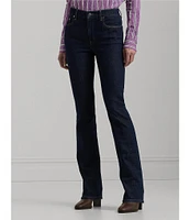 Lauren Ralph Lauren High-Rise Bootcut Jeans