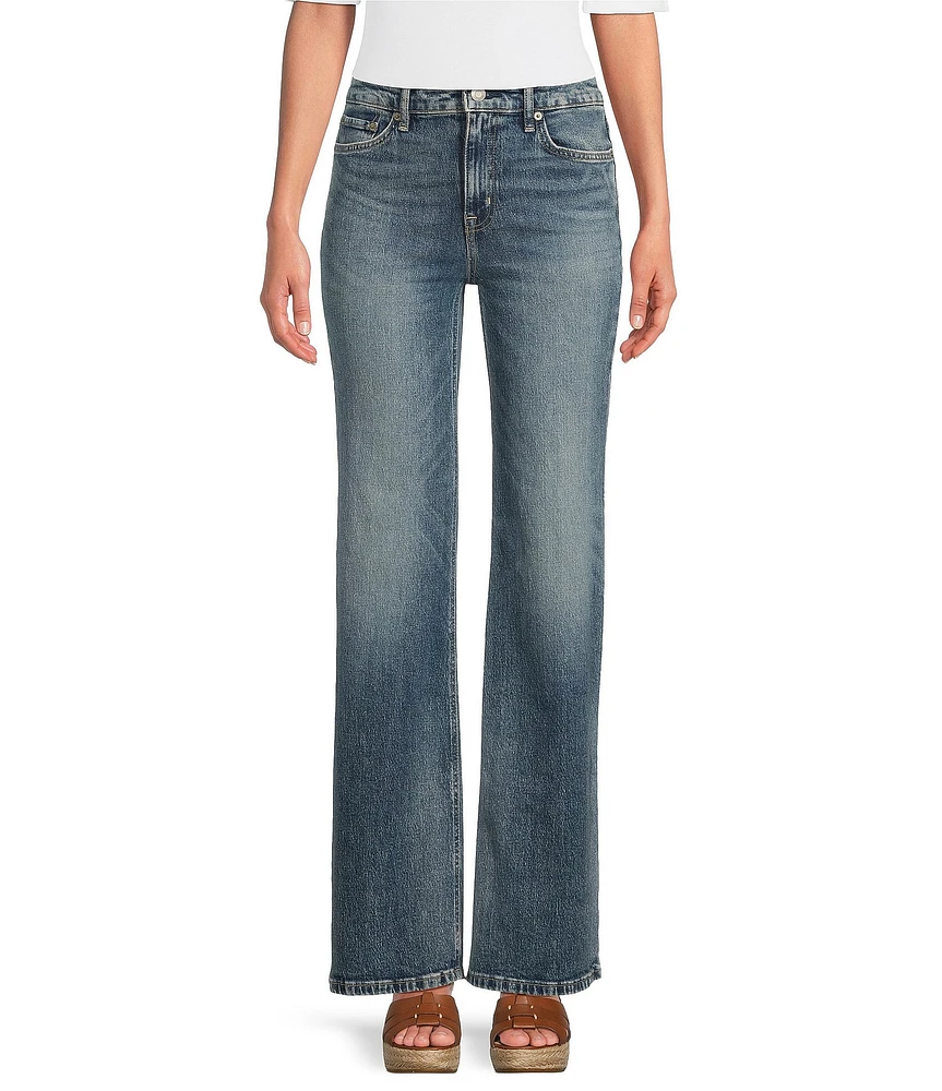 Lauren Ralph Lauren High Rise Flare Leg Jeans