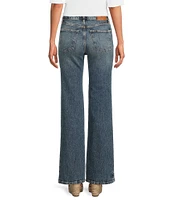 Lauren Ralph Lauren High Rise Flare Leg Jeans