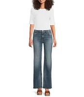 Lauren Ralph Lauren High Rise Flare Leg Jeans