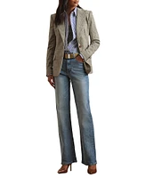 Lauren Ralph Lauren High Rise Wide-Leg Jeans