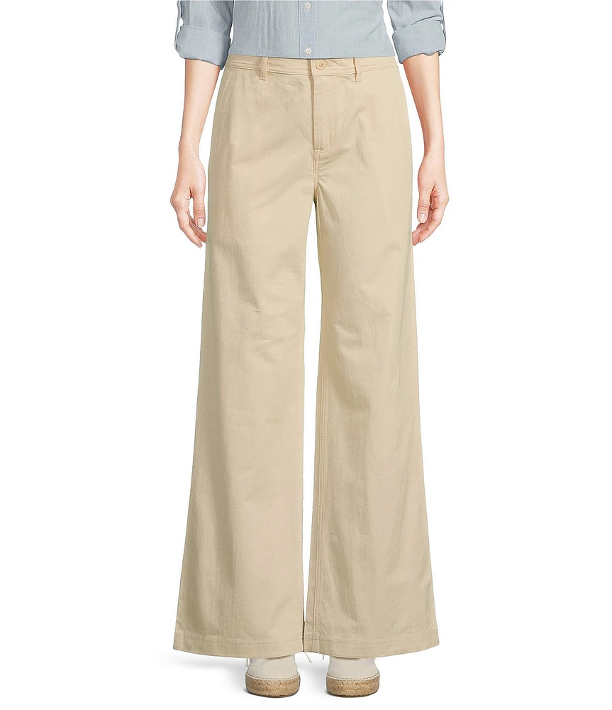 Lauren Ralph Lauren High Rise Wide Leg Pants