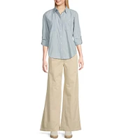 Lauren Ralph Lauren High Rise Wide Leg Pants