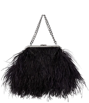 Lauren Ralph Lauren Hollie Small Feather Clutch