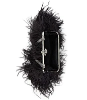 Lauren Ralph Lauren Hollie Small Feather Clutch