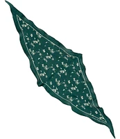 Lauren Ralph Lauren Ink Floral Small Diamond Scarf