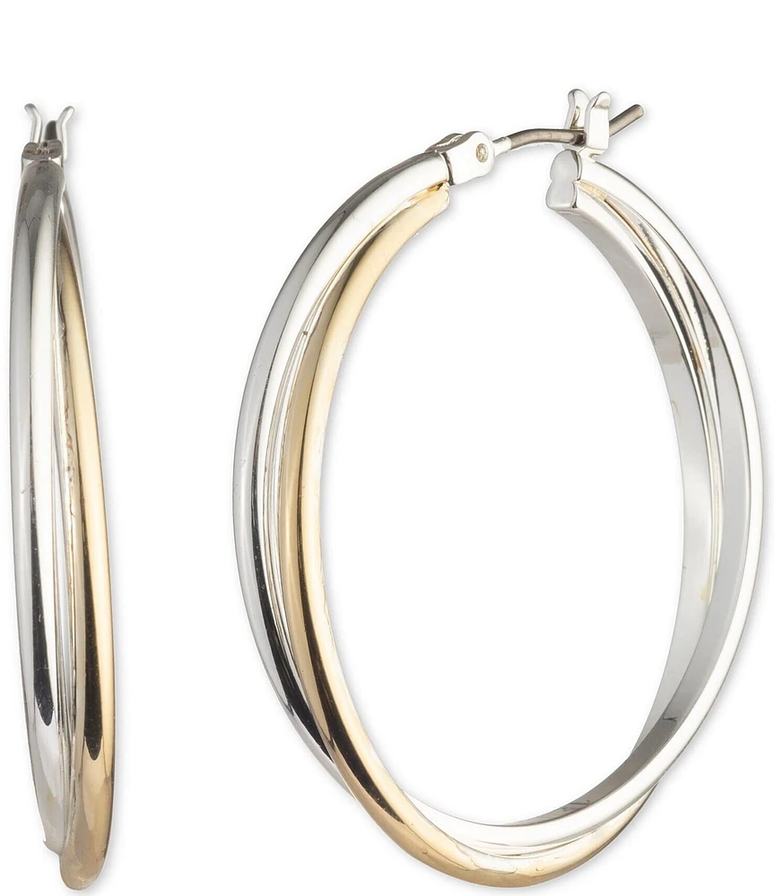 Lauren Ralph Lauren Interlocking Hoop Earrings