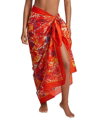 Lauren Ralph Lauren Island Breeze Soft Cotton Pareo Swim Cover-Up