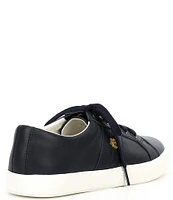 Lauren Ralph Lauren Jason II Logo Detail Leather Lace-Up Sneakers