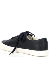 Lauren Ralph Lauren Jason II Logo Detail Leather Lace-Up Sneakers