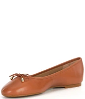 Lauren Ralph Lauren Jayna Leather Bow Ballet Flats