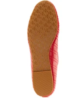 Lauren Ralph Lauren Jayna Stitched Leather Ballet Flats