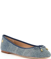 Lauren Ralph Lauren Jayna Washed Denim Ballet Flats