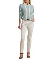 Lauren Ralph Lauren Knit V-Neck Long Sleeve Cardigan