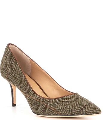 Lauren Ralph Lauren Lanette Herringbone Tweed Pumps