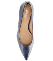 Lauren Ralph Lauren Lanette Leather Dress Pumps