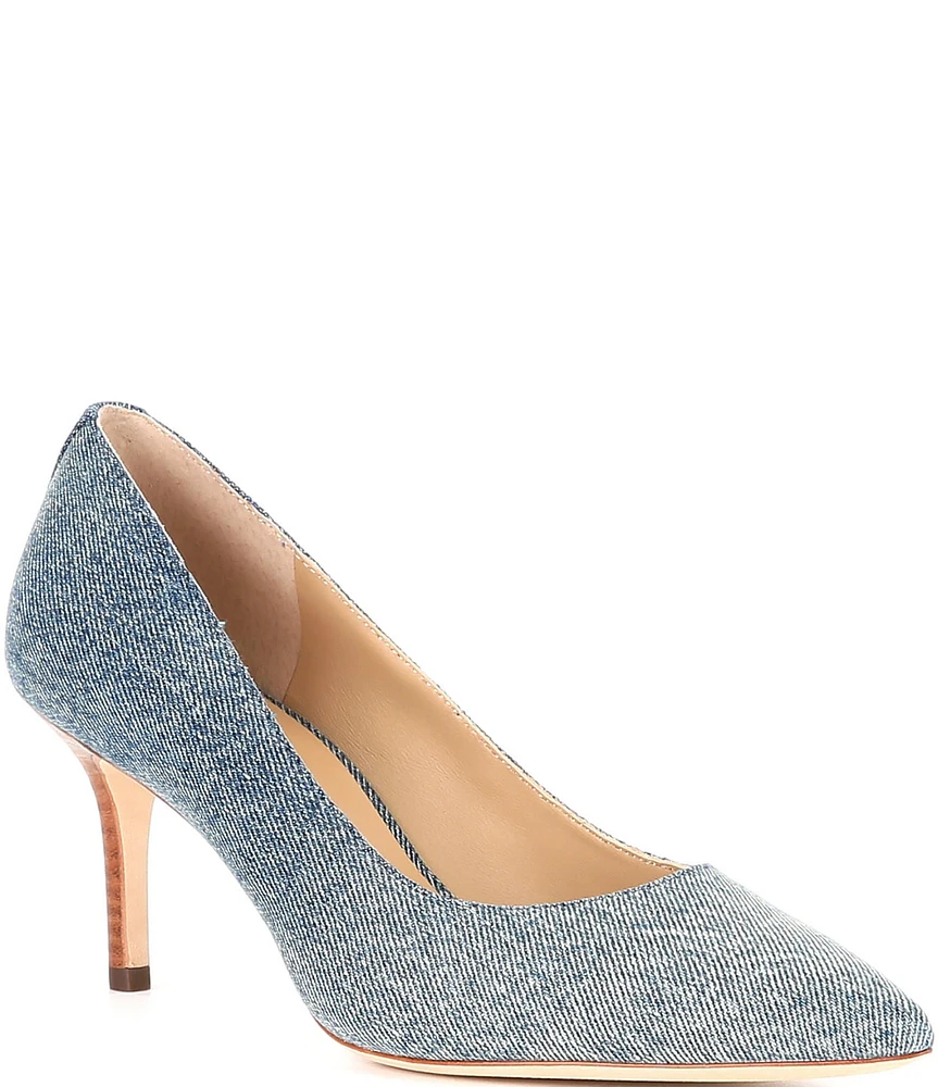 Lauren Ralph Lauren Lanette Washed Denim Dress Pumps