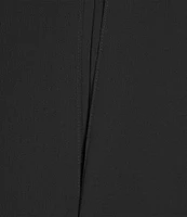 Lauren Ralph Lauren Lavati Georgette Crew Neck Sleeveless Cape Column Gown